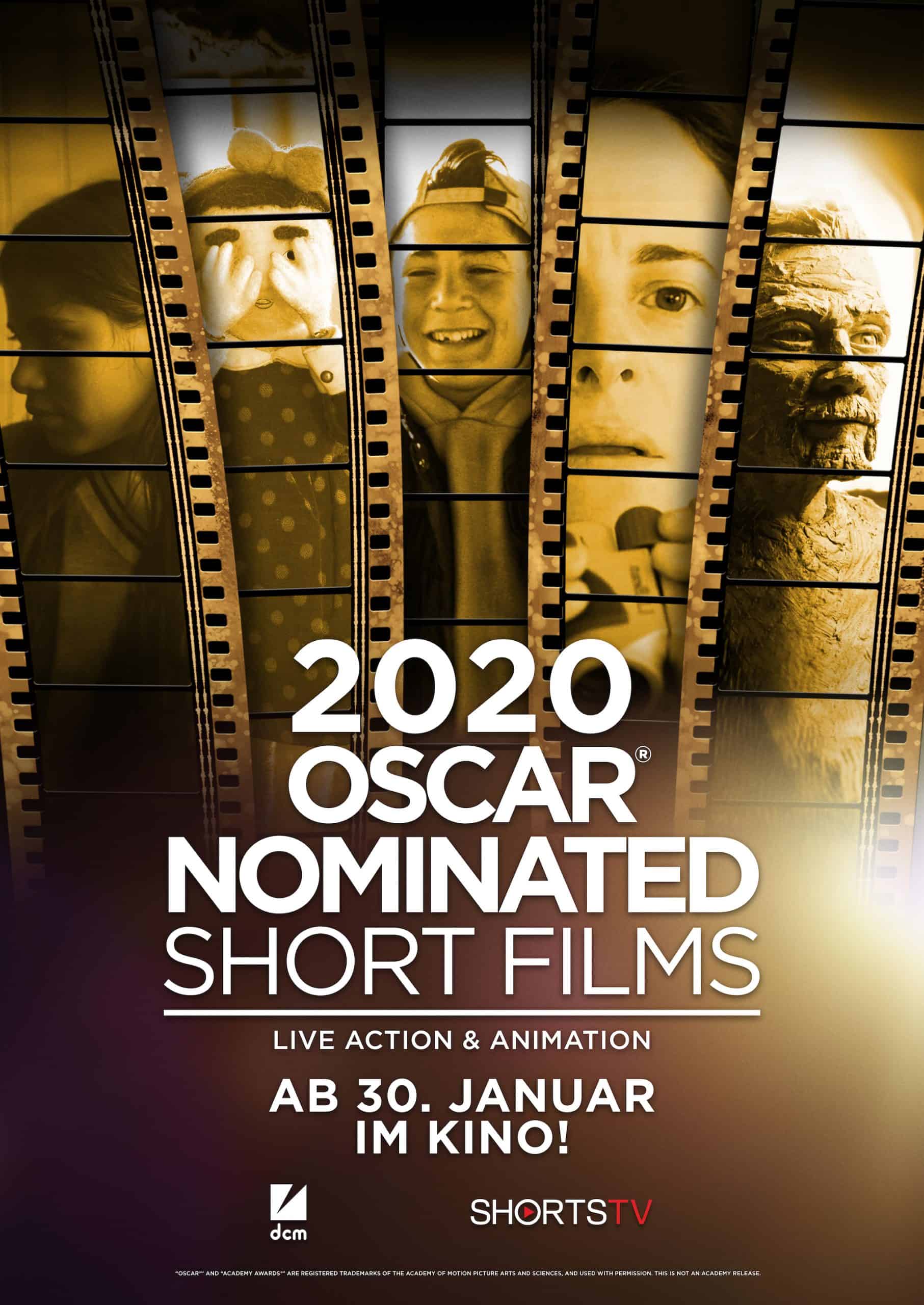 DCM bringt die OSCAR®-Shorts auf die große Leinwand
