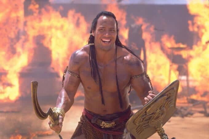Die Mumie kehrt zurück. Dwayne Johnson als Der Scorpion König.