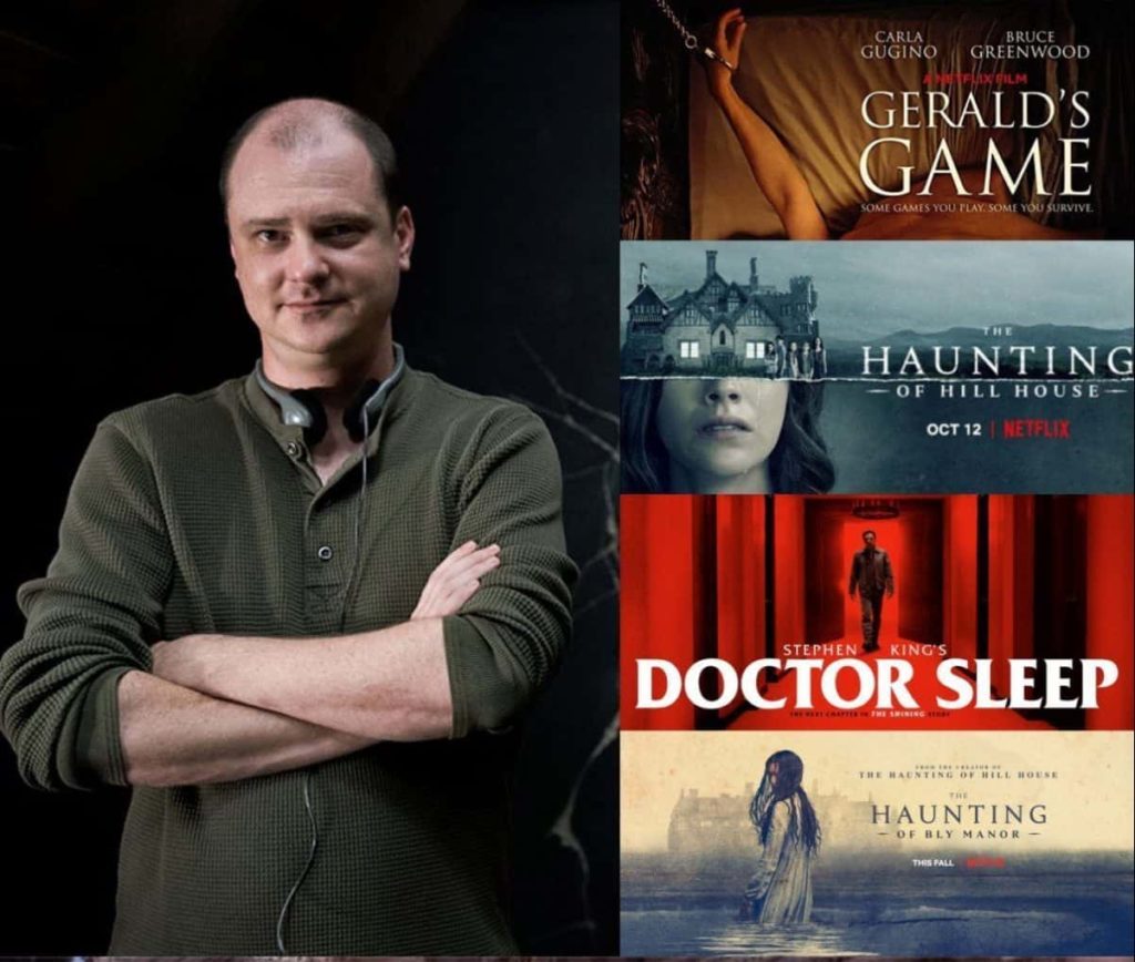 Mike Flanagan in einem Portrait zu seinen bisherigen Horrorfilme und Serien wie .z.b Doctor Sleep und Absentia