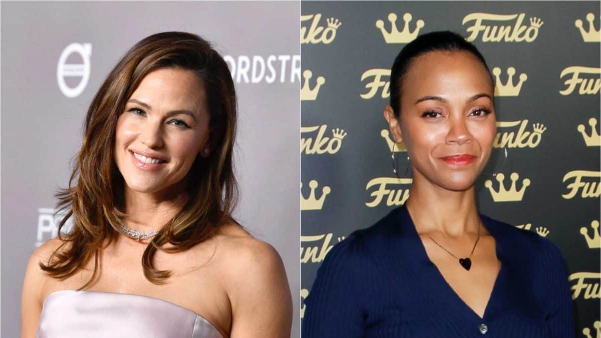 Zoe Saldana und Jennifer Garner in The Adam Project