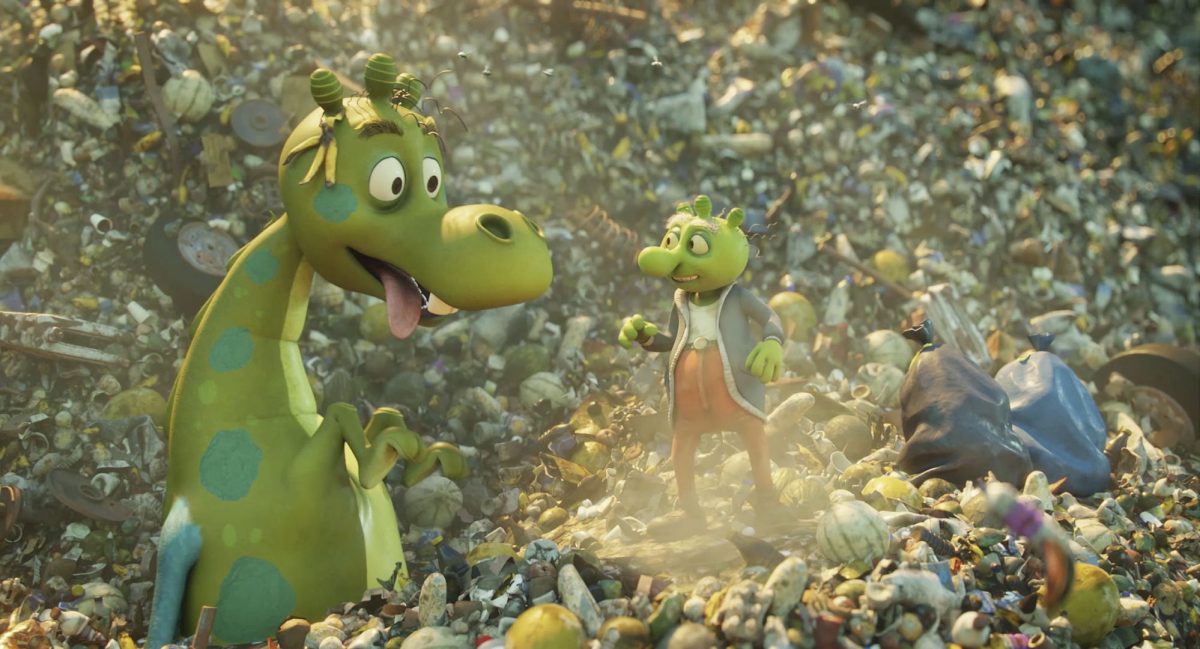 Olchi-Papa ist begeistert: Feuerstuhl ist auf einer Müllkippe gelande