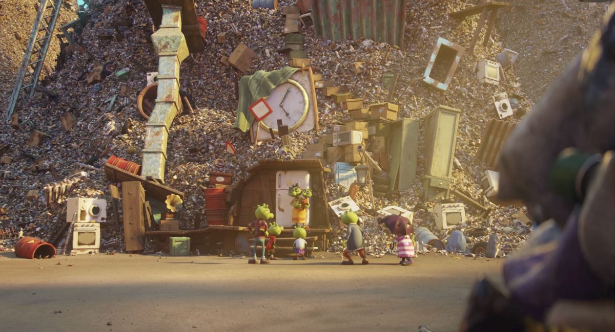 Die Olchis haben sich auf der Müllkippe schnell eingerichtet.