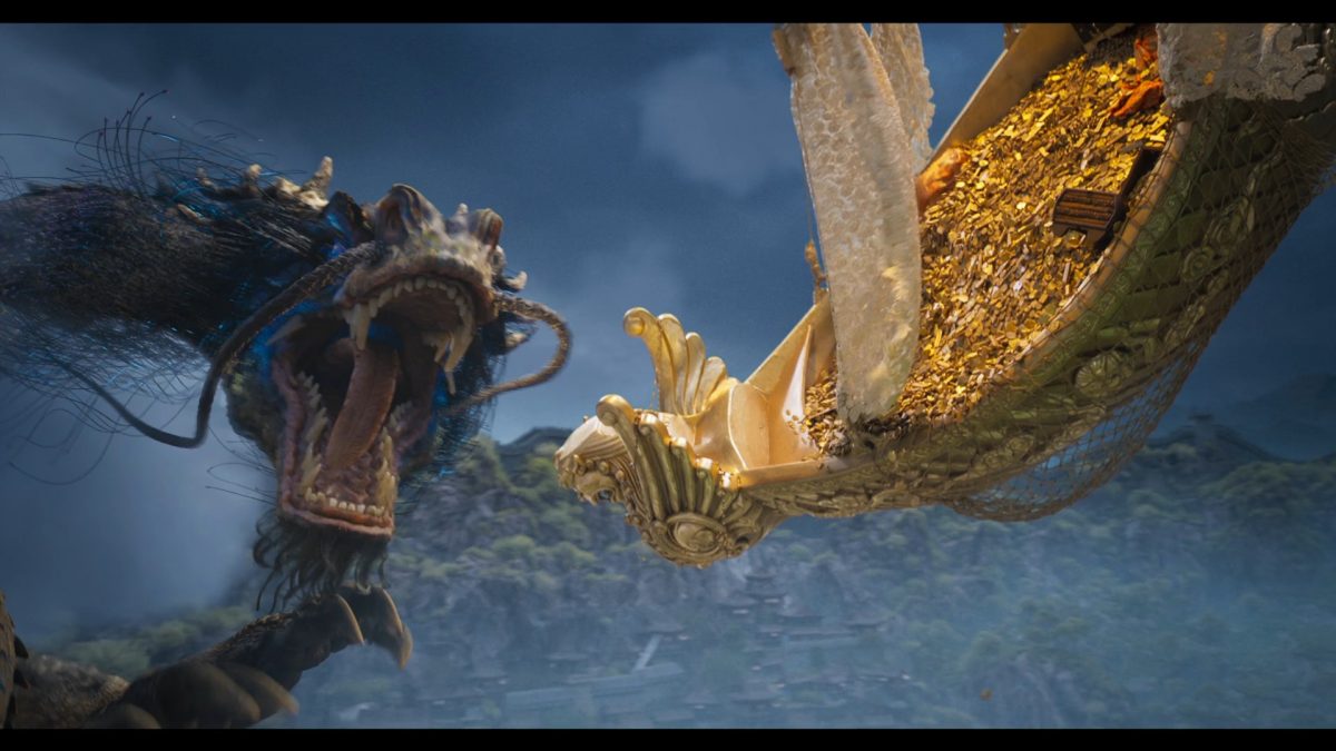 Drachenartige Monster greifen an