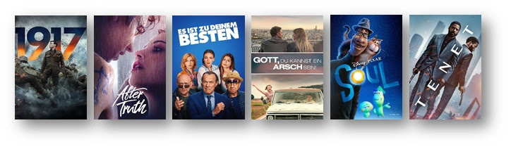 ÜBER 200 TOP FILME ZUM TOP PREIS - 16 PLATTFORMEN bei der Mega Movie Week