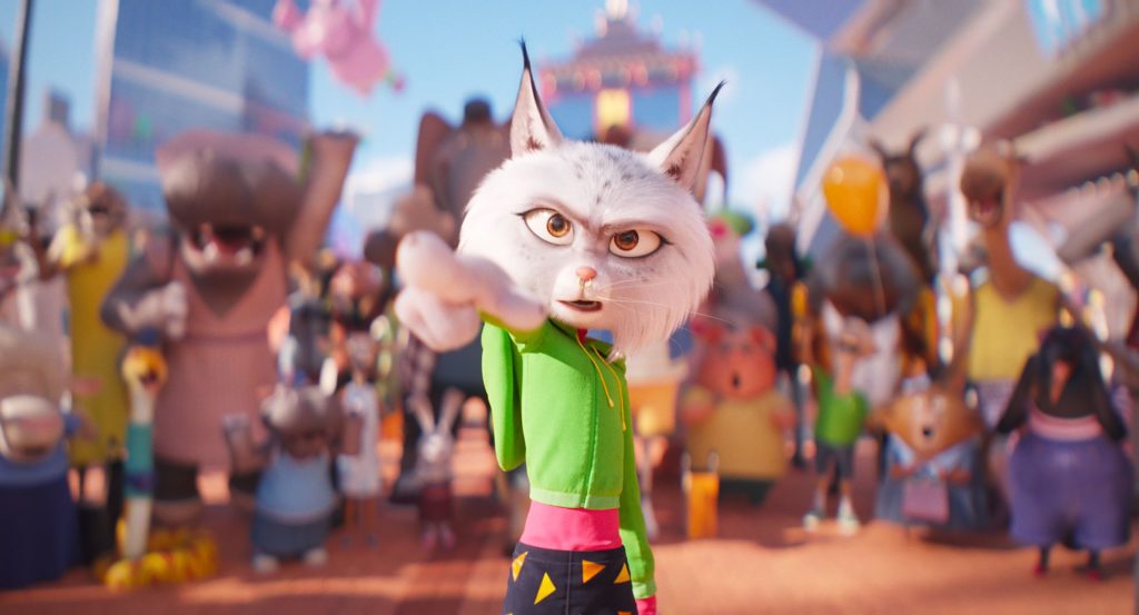 Letitia Wright (Nooshy) in IlluminationÕs Sing 2, geschrieben und inszeniert von Garth Jennings.