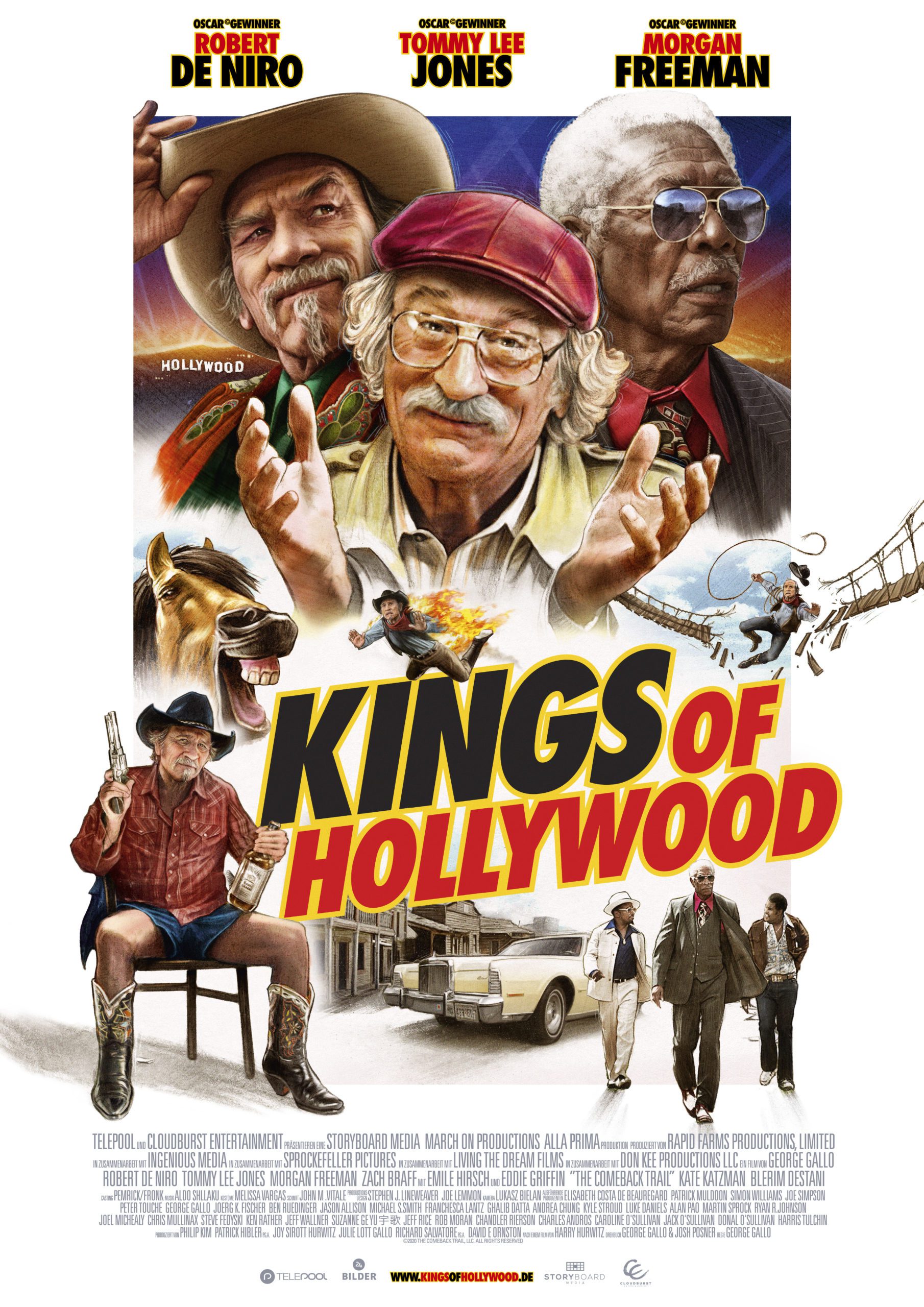 Film Kritik: "Kings of Hollywood" verlässt sich zu sehr auf seine Star Besetzung