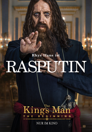 Ryhs Iffans als Rasputin in The Kingsman - The Beginning 
