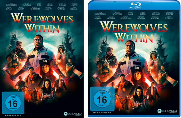 Blu-ray und DVD Cover zu Werewolf Within