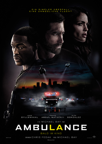 Trailer zum Michael Bay Action Thriller "Ambulance"