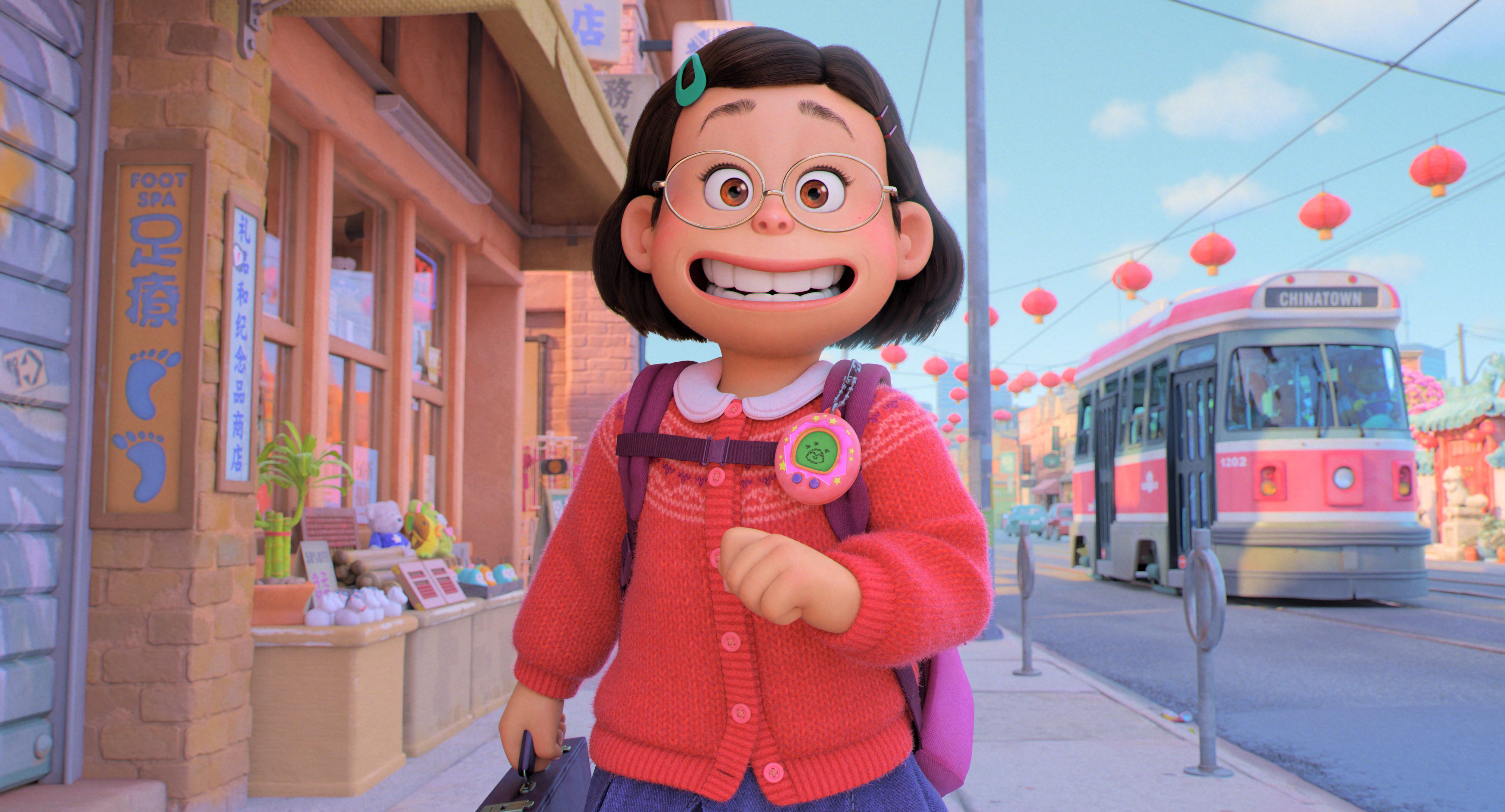 DAS LEBEN IST GUT - In Disneys und Pixars brandneuem Spielfilm "Rot" ist die 13-jährige Meilin Lee glücklich mit ihren Freunden, der Schule und, nun ja, meistens auch mit ihrer Familie - bis zu dem Tag, an dem sie anfängt, sich zu äußerst unpassenden Zeiten in einen riesigen roten Panda zu "verwandeln".  