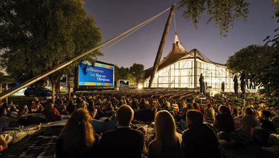 Kino am Olympiasee startet ab 12. Mai in die Saison 2022