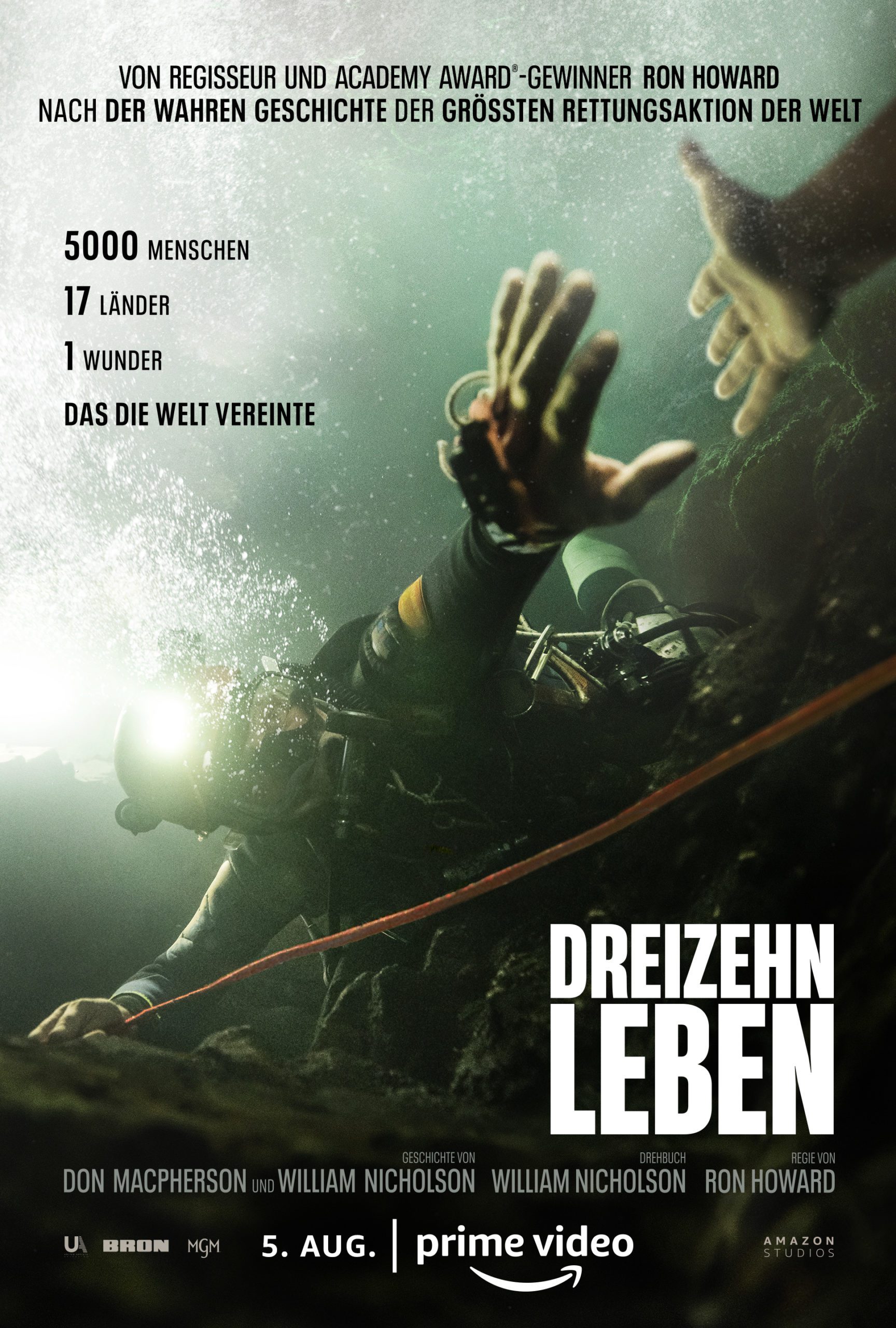 Dreizehn Leben: Trailer für Ron Howards Höhlenrettungsdrama nach wahren Begebenheiten