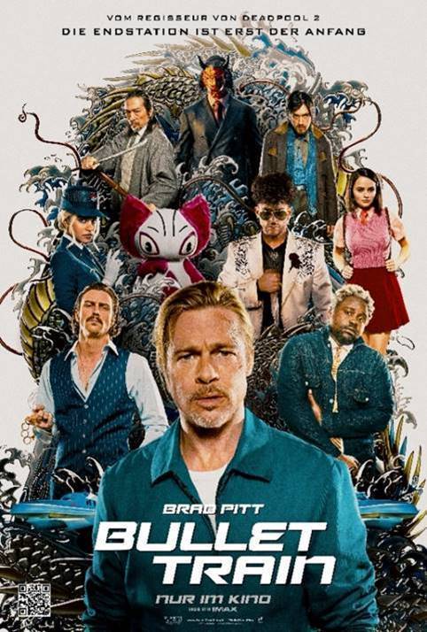 "Bullet Train" - Trailer: Brad Pitt auf Kollisionskurs mit tödlichen Gegnern