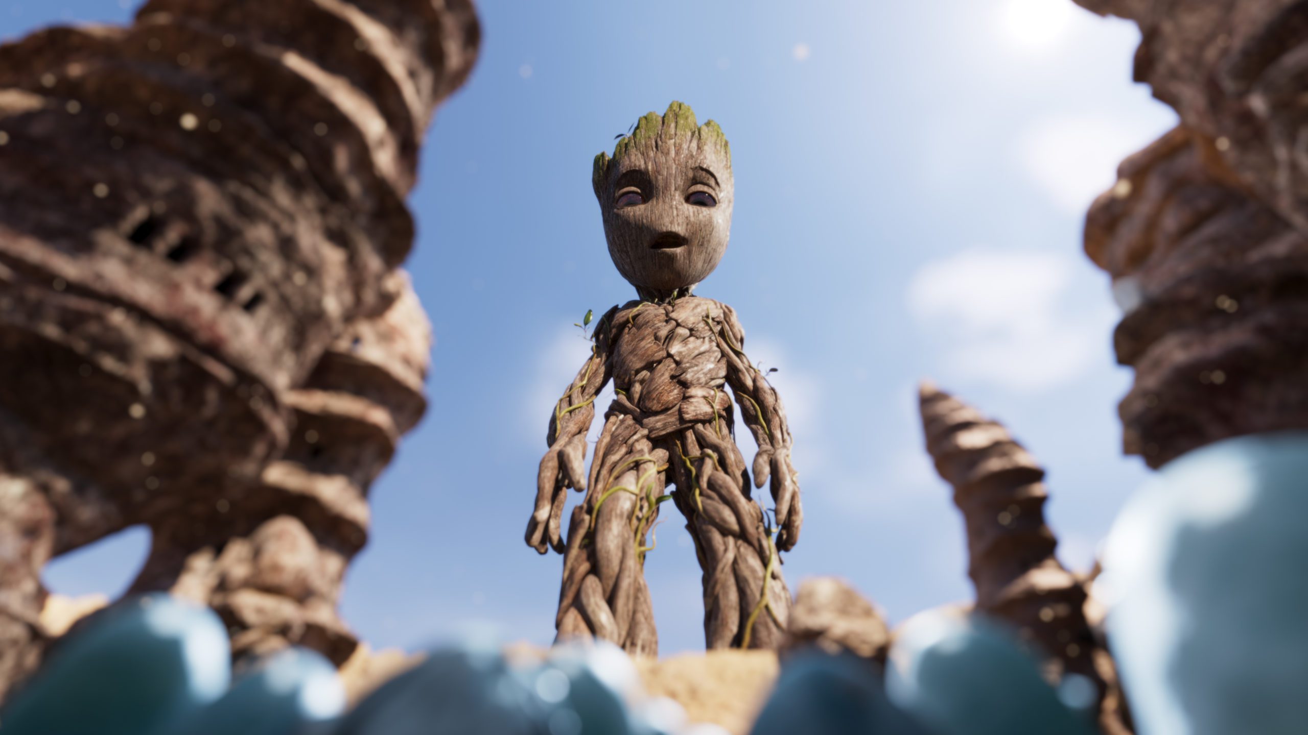 Groot (Stimme von Vin Diesel) in Marvel Studios' I AM GROOT exclusiv auf Disney+. © 2022 MARVEL.