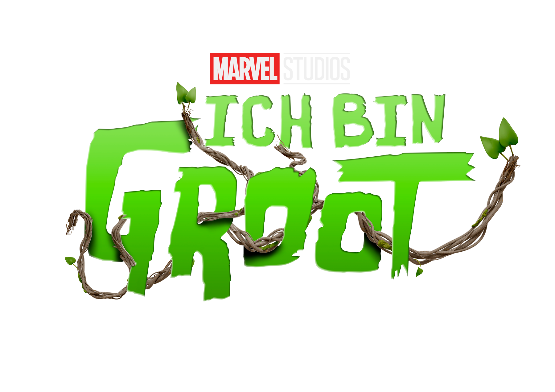 Ich Bin Groot Schriftzug