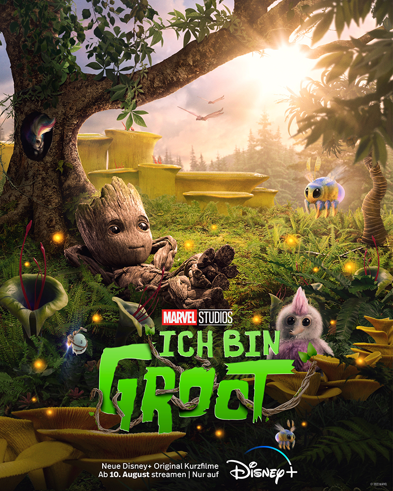 Trailer: "Ich Bin Groot" - Fünf Kurzfilme ab 10. August auf Disney+