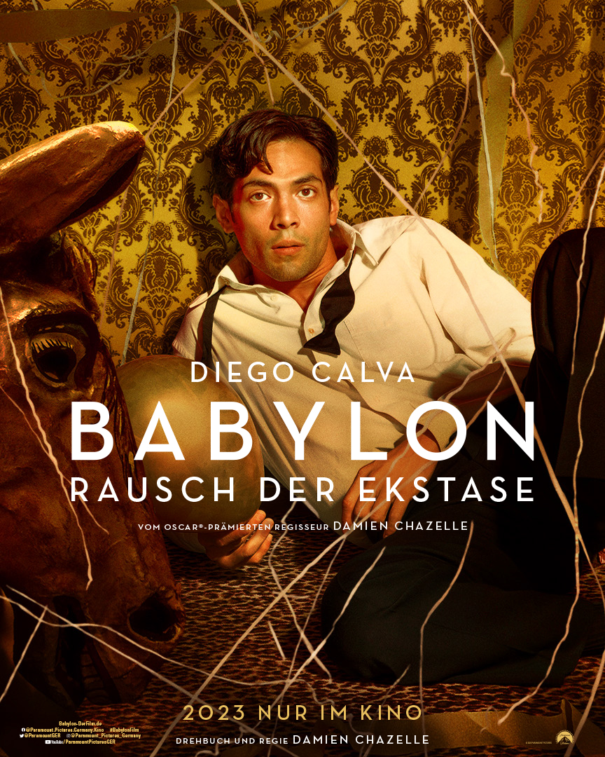 BABYLON - RAUSCH DER EKSTASE : Neue Featurettes mit den Stars Brad Pitt, Margot Robbie und Hollywood-Newcomer Diego Calva