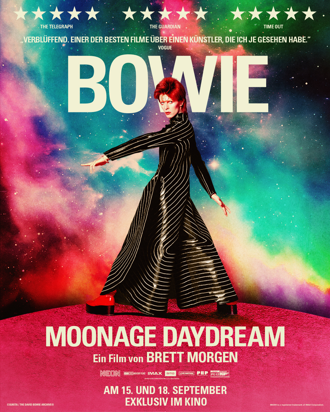 "Moonage Daydream" ist ein spektakuläres dokumentarisches Porträt eines großartigen Künstlers und außergewöhnlichen Popstars