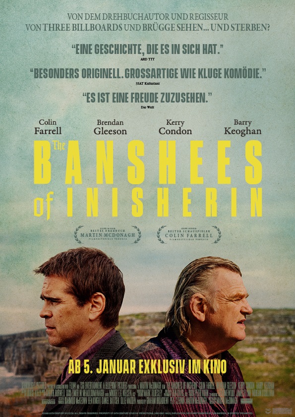 THE BANSHEES OF INISHERIN - Neuer deutscher Trailer  - Ab 05. Januar 2023 im Kino