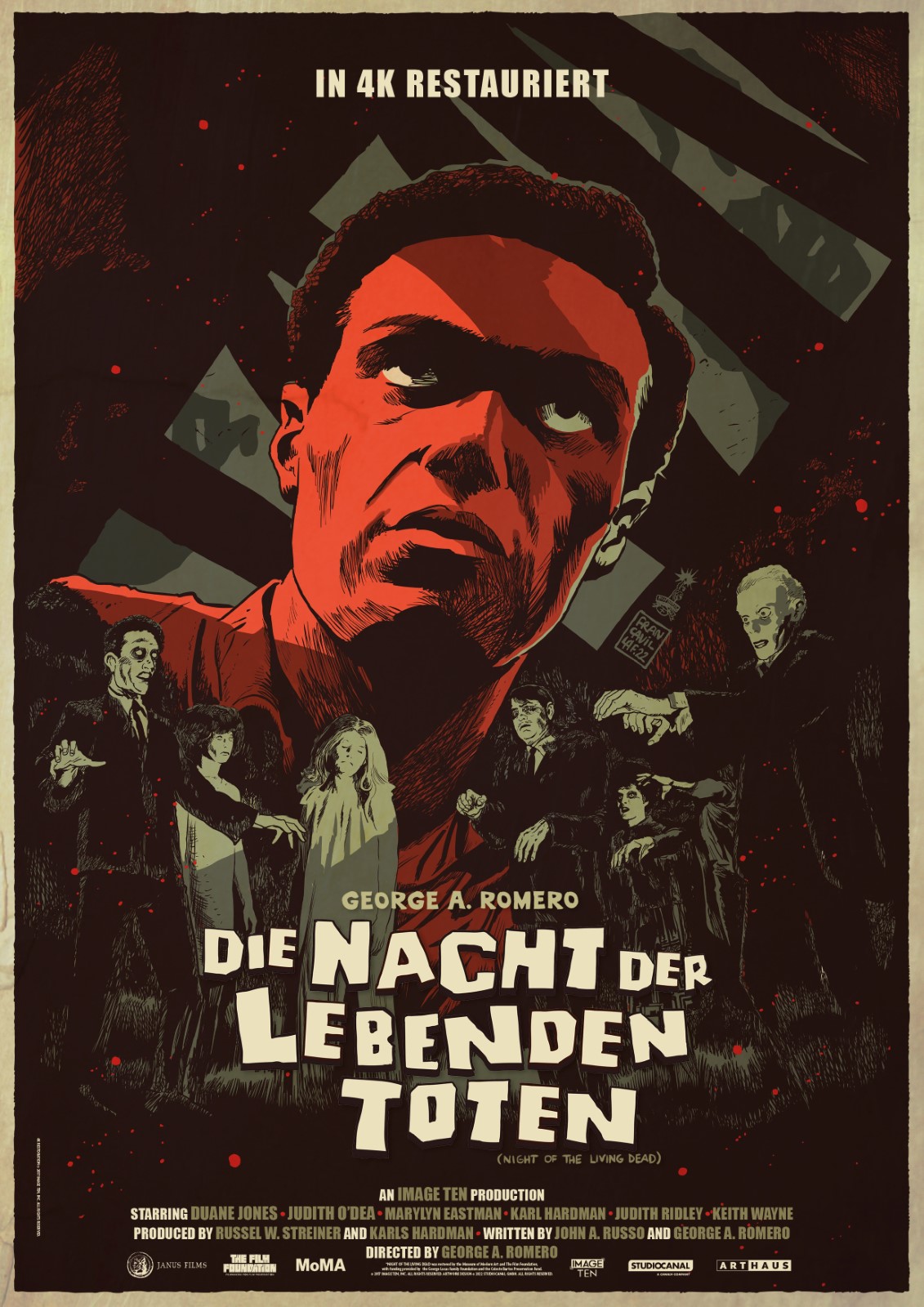 DIE NACHT DER LEBENDEN TOTEN: Der Horror-Meilenstein von George A. Romero brillant in 4k-restauriert fürs Heimkino