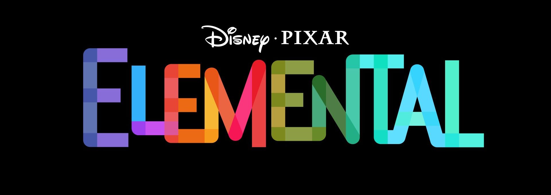 Elemental Schriftzug in bunten Farben