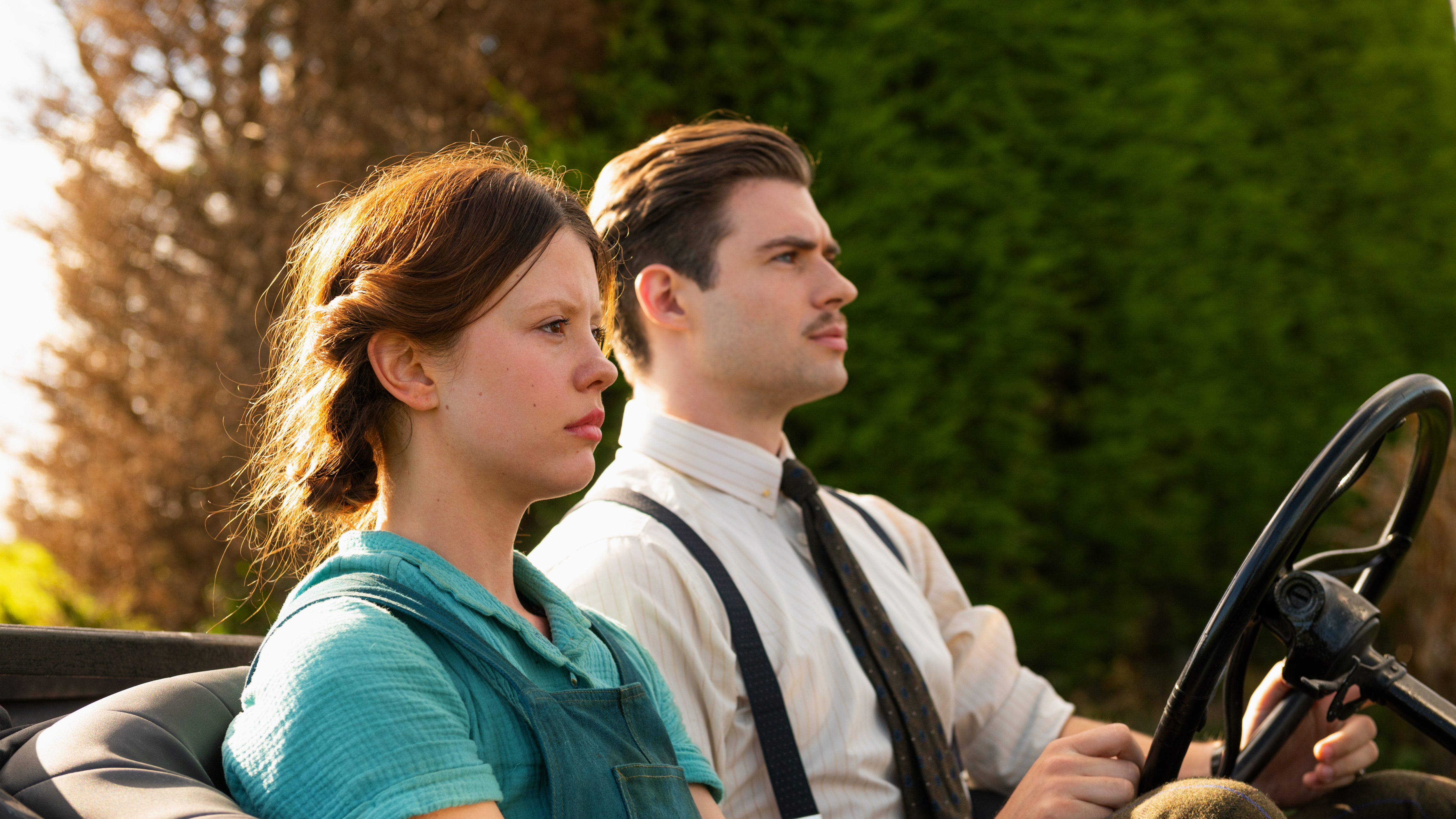 Mia Goth und David Corenswet in Pearl