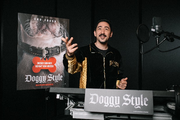 Eko Fresh im Synchro-Studio zu DOGGY STYLE