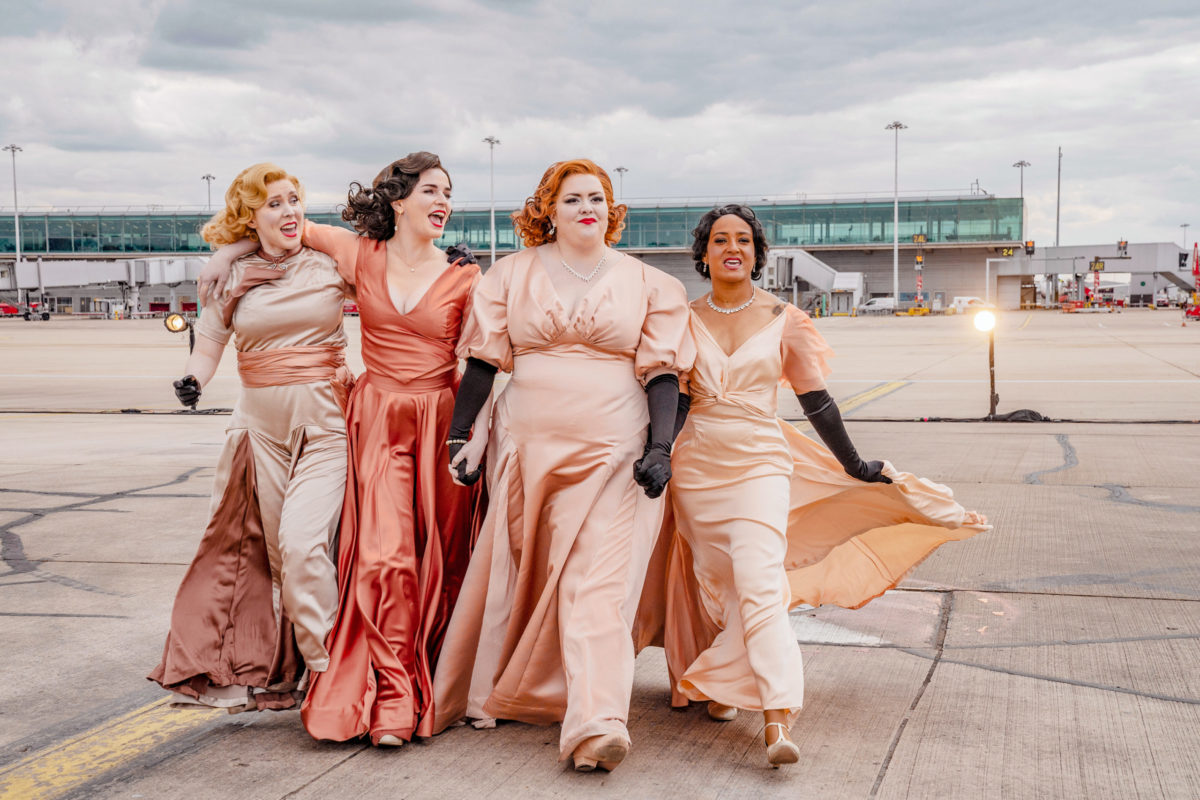 Heather (Alice Lowe), Rachel (Aisling Bea), Claire (Jayde Adams) und Zoe (Amaka Okafor) in Greatest Days