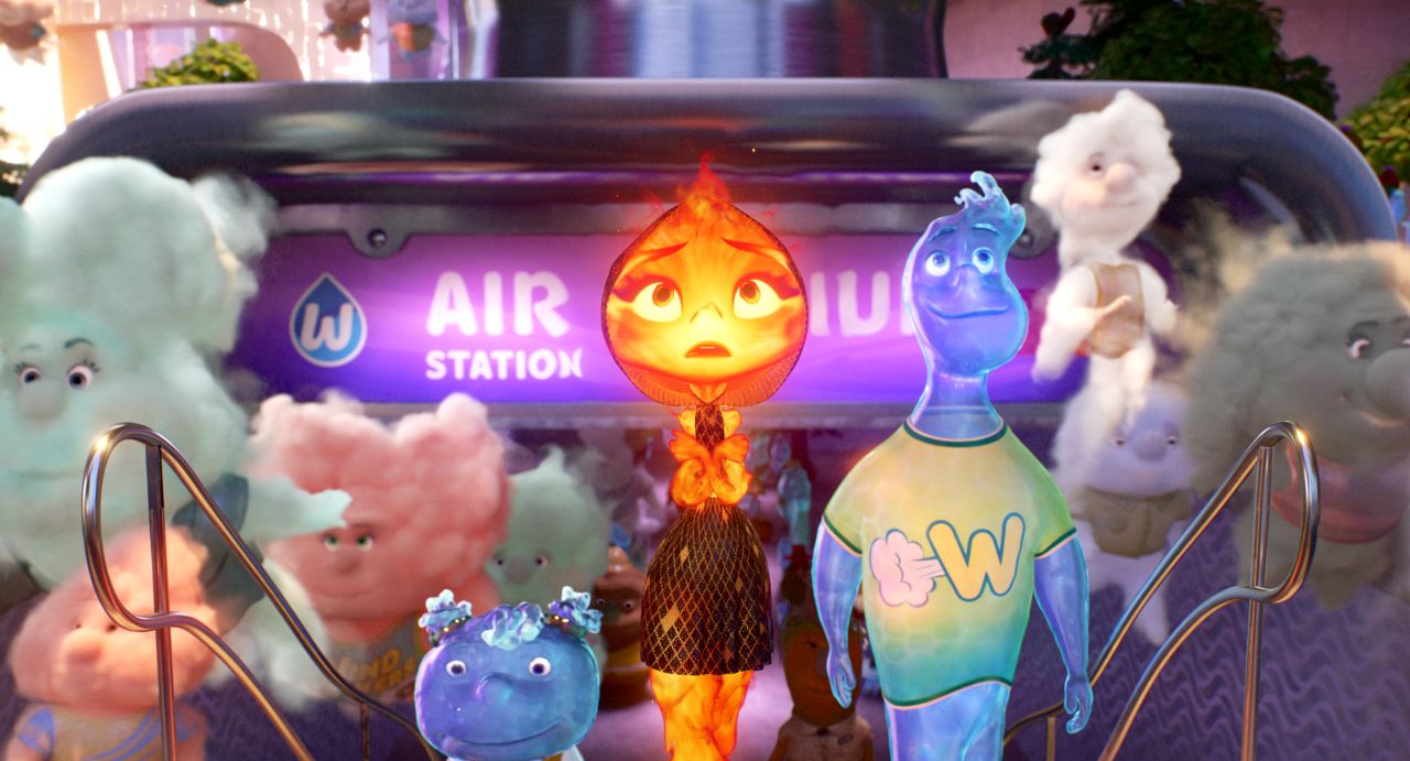 (L-R) Ember und Wade in PIXAR`S ELEMENTAL