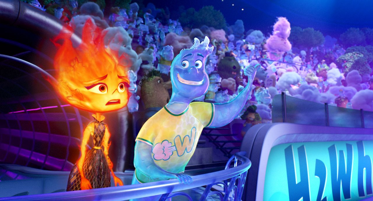 (L-R) EMBER UD WADE IN PIXAR`S ELEMENTAL