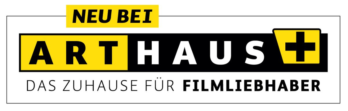 Schriftzug Arthaus+ Das Zuhause Für Filmliebhaber