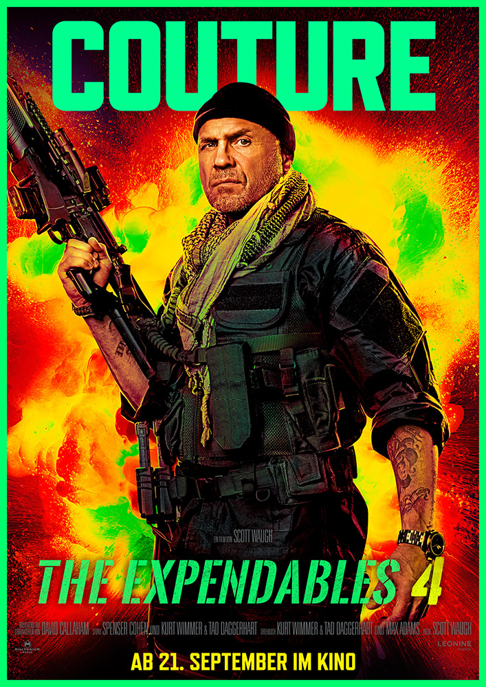 Toll Road (Randy Couture) Character Poster The Expendables 4
