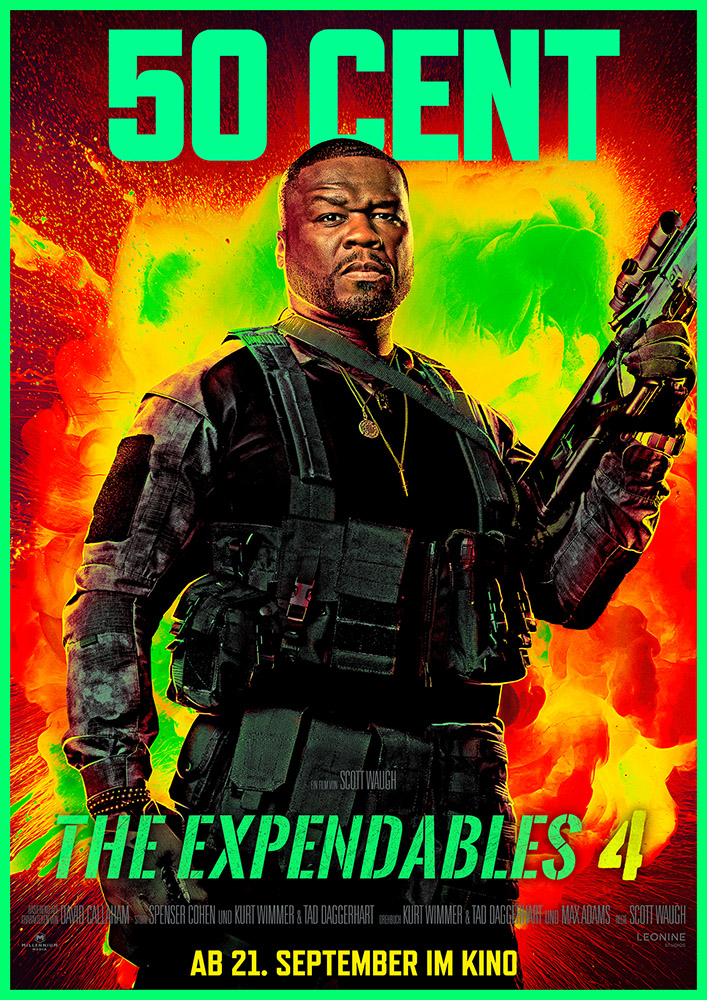 Easy Day (50 Cent) Character Poster The Expendables 4