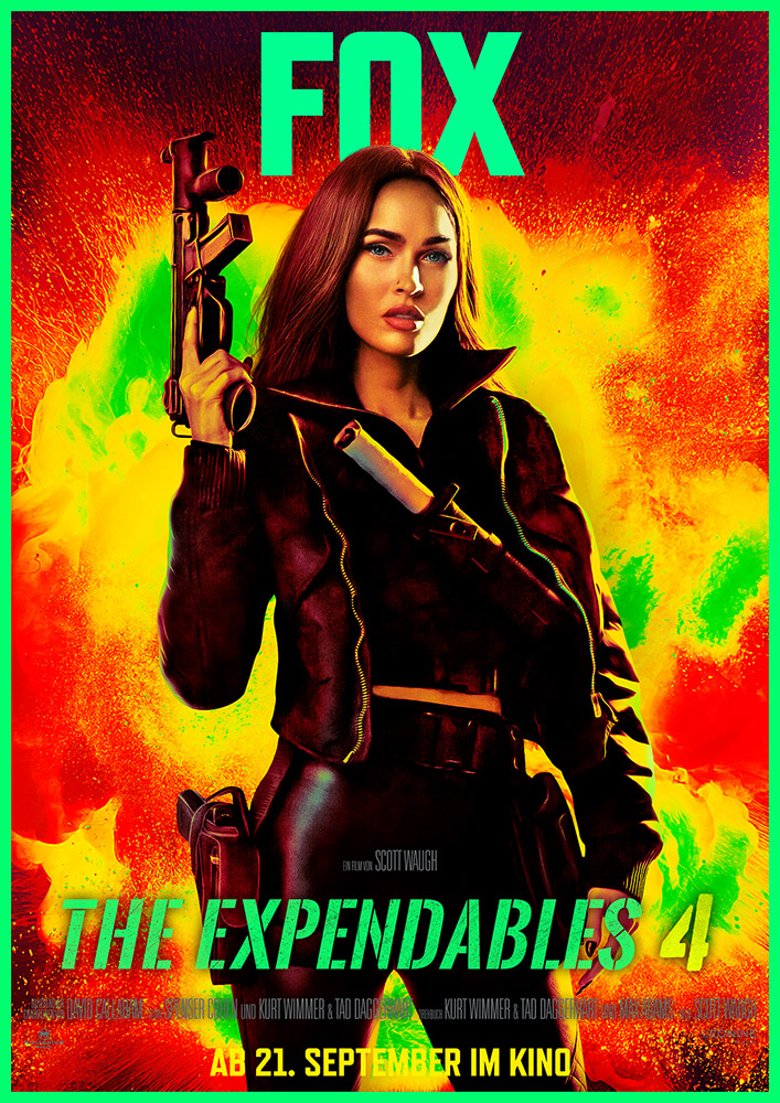 Gina (Megan Fox) Character Poster The Expendables 4