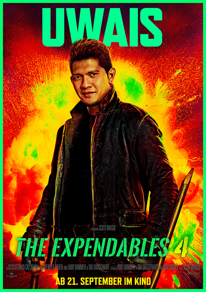 Rahmat (Iko Uwais) Character Poster The Expendables 4
