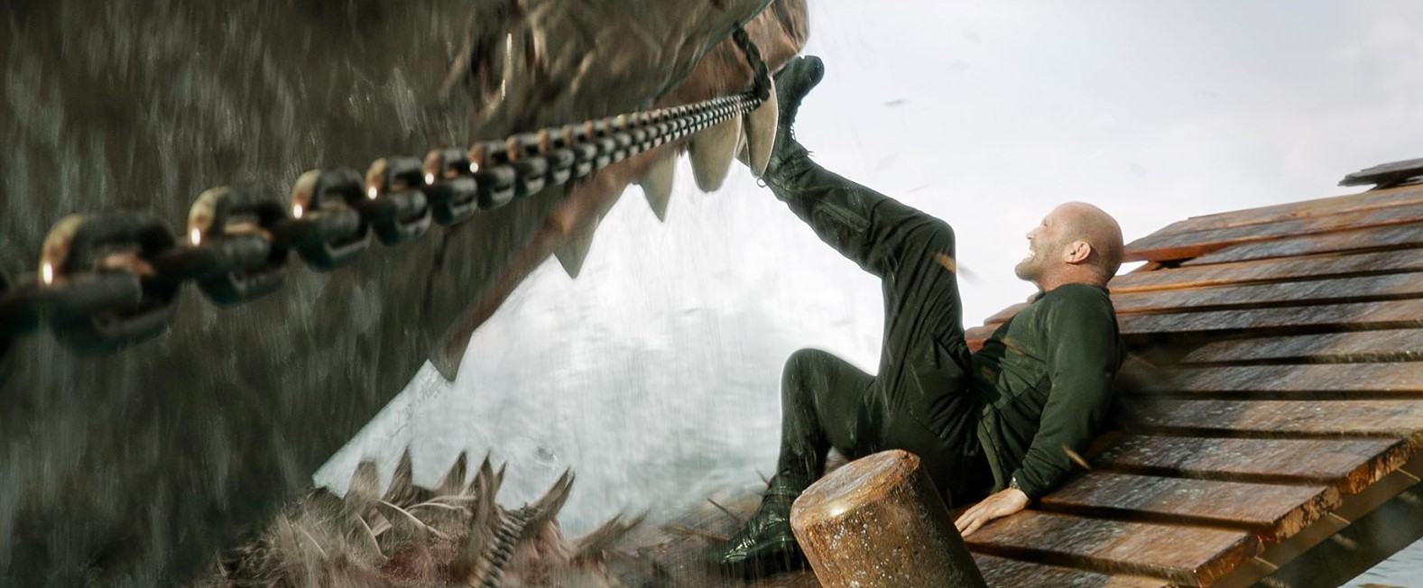 Der MEG im Kampf gegen Jason Statham