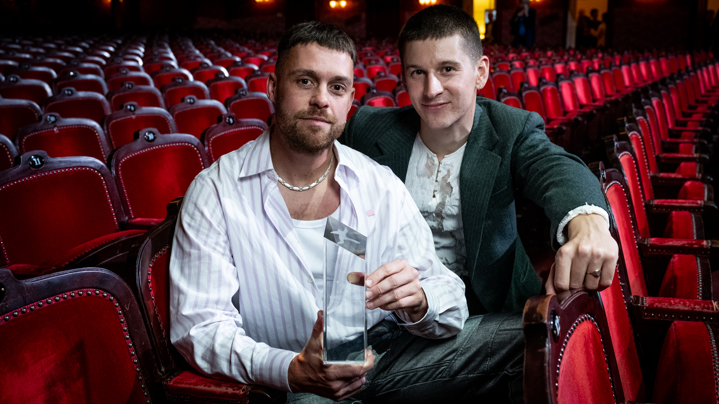 ( L-R) Hannes Hirsch und Lorenz Hochhuth