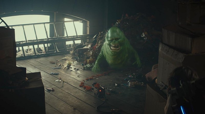 Slimer in Ghostbusters: Frozen Empire