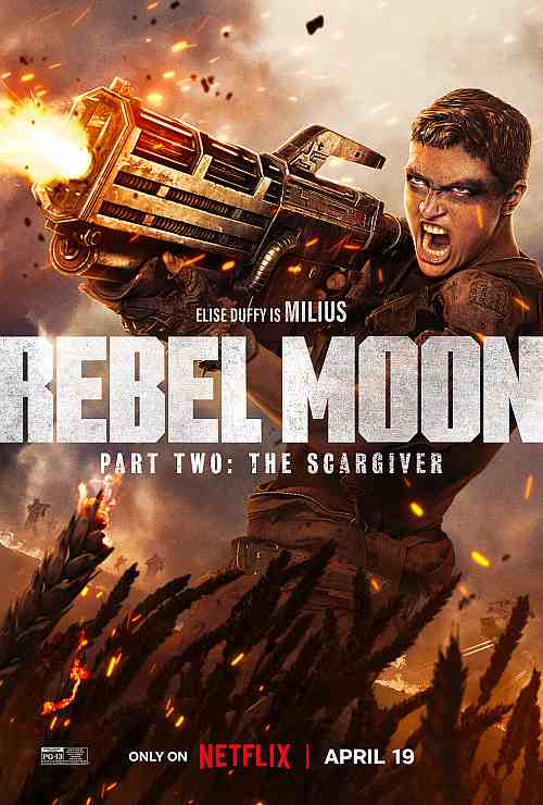 Elise Duffy ist Milius in Rebel Moon