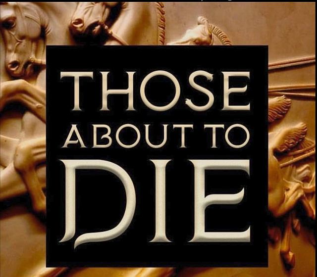 Those About To Die - Schriftzug