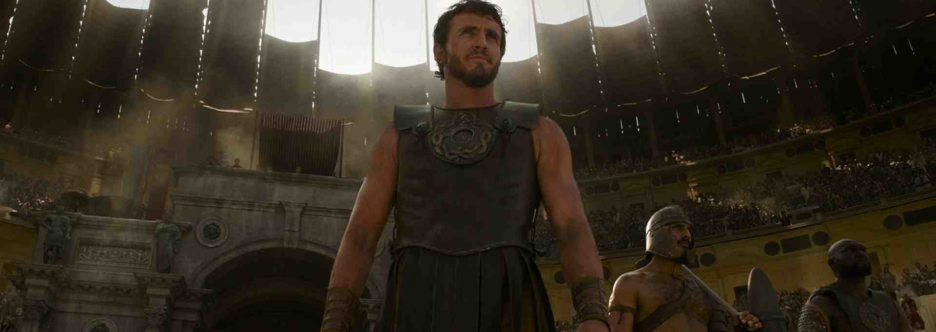 GLADIATOR 2 MIT PAUL MESCAL ALS LUCIUS IN DER ARENA