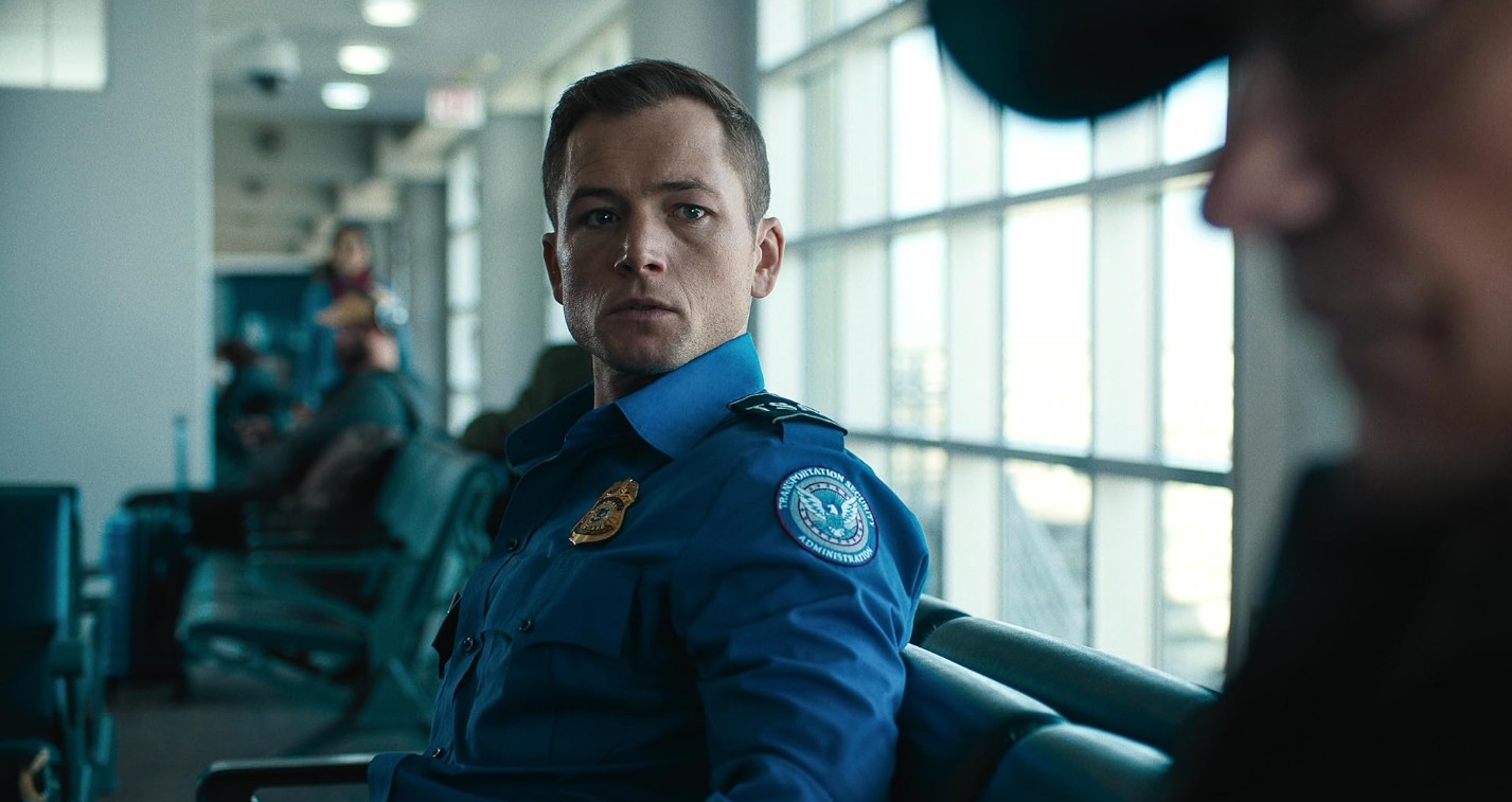 Taron Egerton in Carry-On (2024)