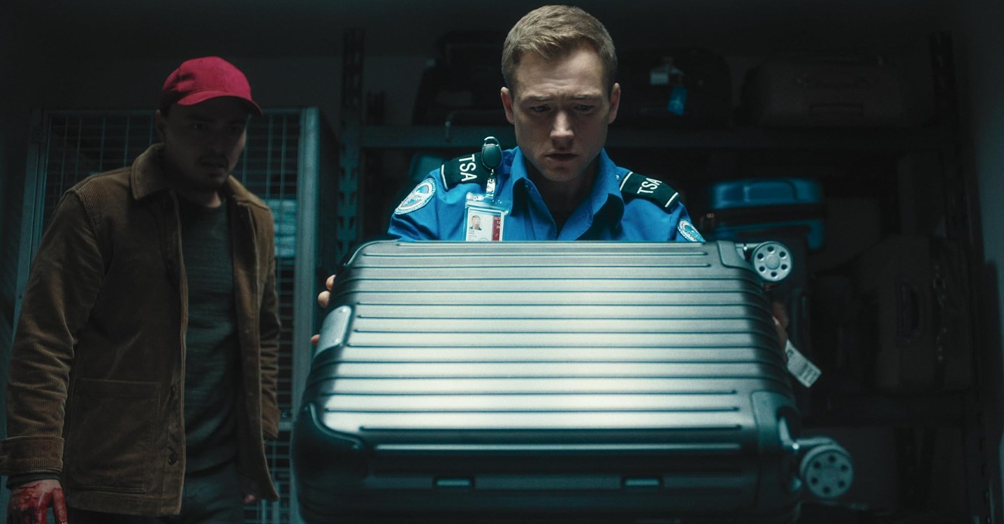 Taron Egerton in Carry-On (2024)