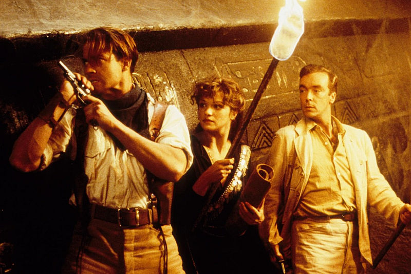 Brendan Fraser, John Hannah, und Rachel Weisz in Die Mumie (1999)