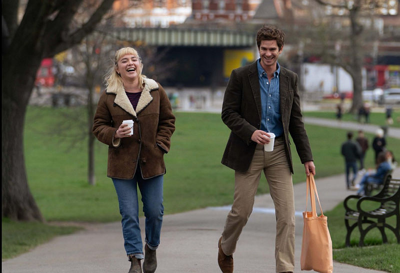 (L-R) Florence Pugh und Andrew Garfield in We Live in Time