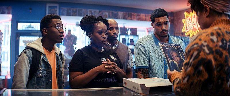 Episode 2. Ramon Reed, Bria Henderson, Leonard Robinson und Rome Flynn in "Side Quest,"
